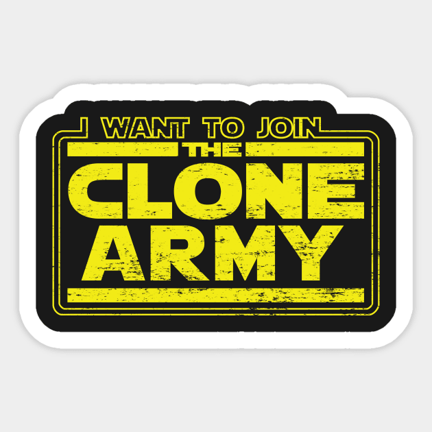 Clone Army Sticker by BignellArt